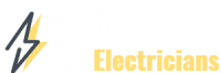 GP Electricians logo white text